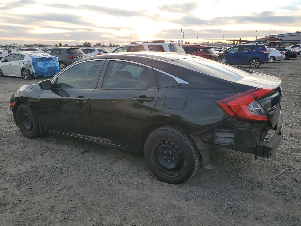 2017 Honda Civic VIN 19XFC2F50HE000759 Copart auction photo, all over damage thumbnail 2