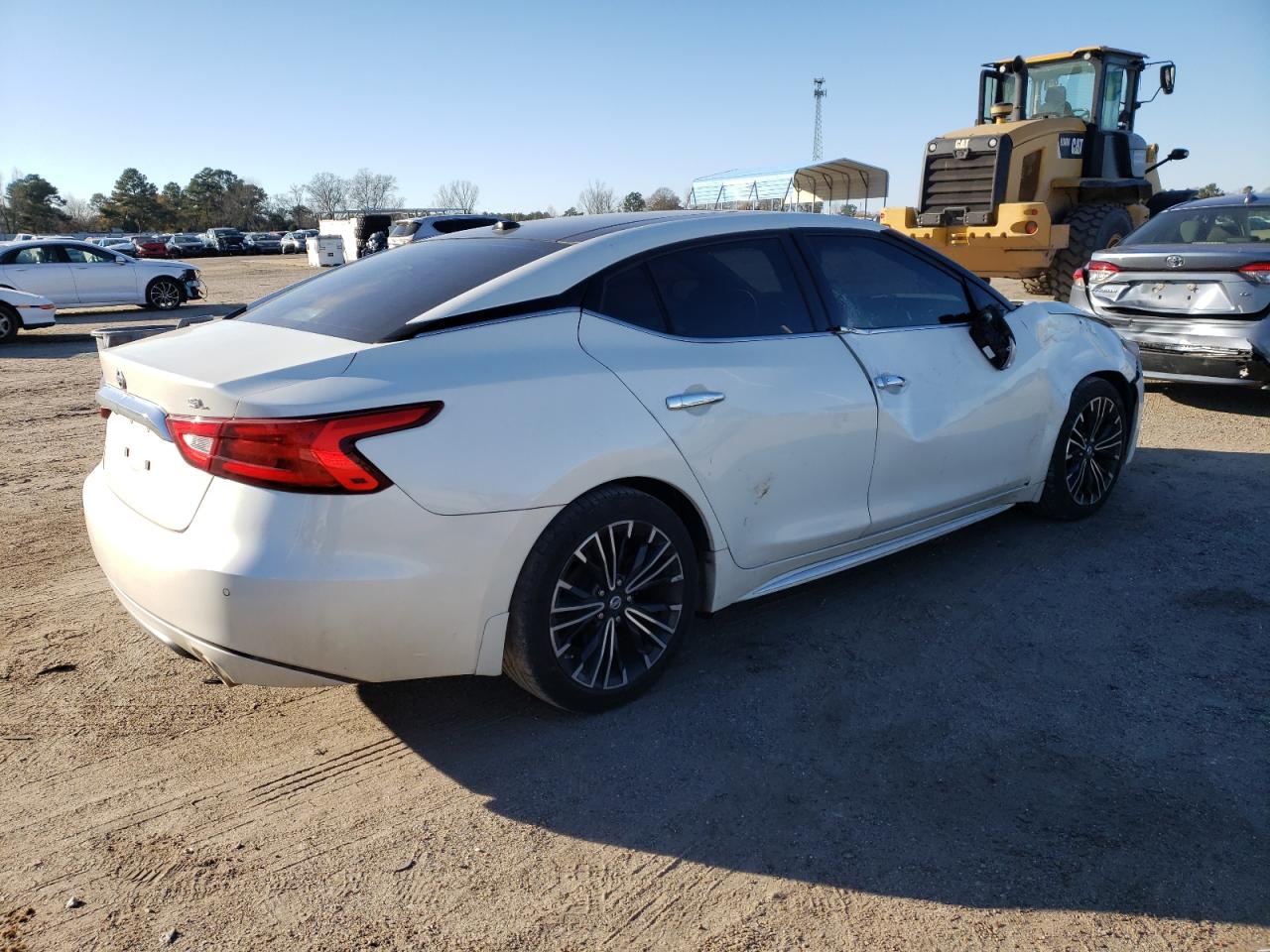 2016 Nissan Maxima VIN 1N4AA6AP1GC435849 Copart auction photo, front end / side damage thumbnail 3