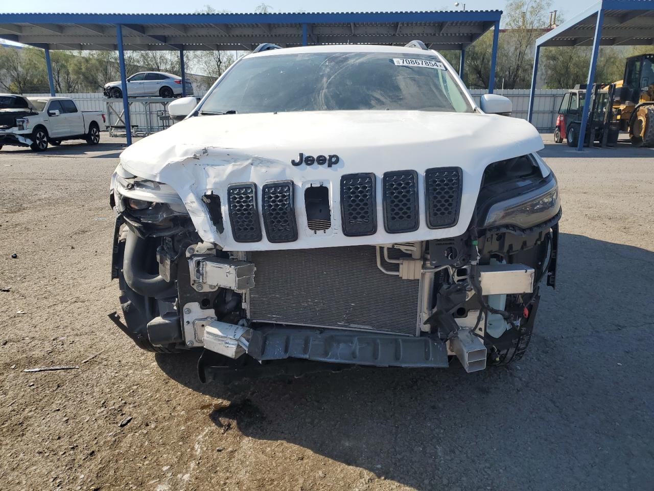2020 Jeep Grand Cherokee VIN 1C4PJMLX2LD542841 Copart auction photo, front end damage thumbnail 5