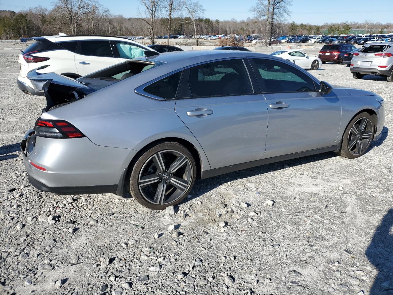 2023 Honda Accord VIN 1HGCY2F55PA029293 Copart auction photo, rear end / front end damage thumbnail 3