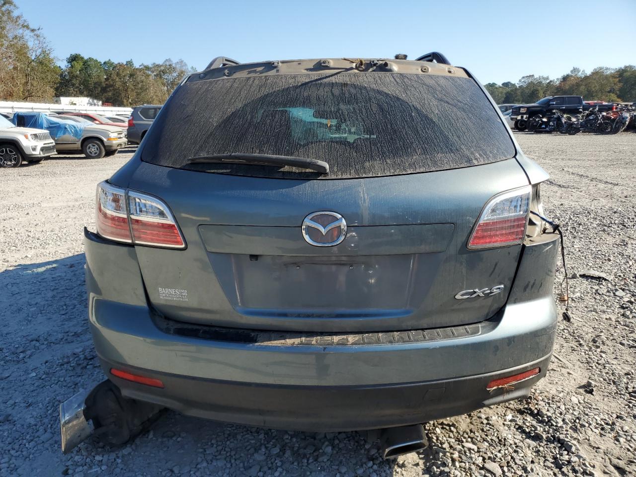 2011 Mazda CX-9 VIN JM3TB2BA8B0307676 Copart auction photo, all over damage thumbnail 6