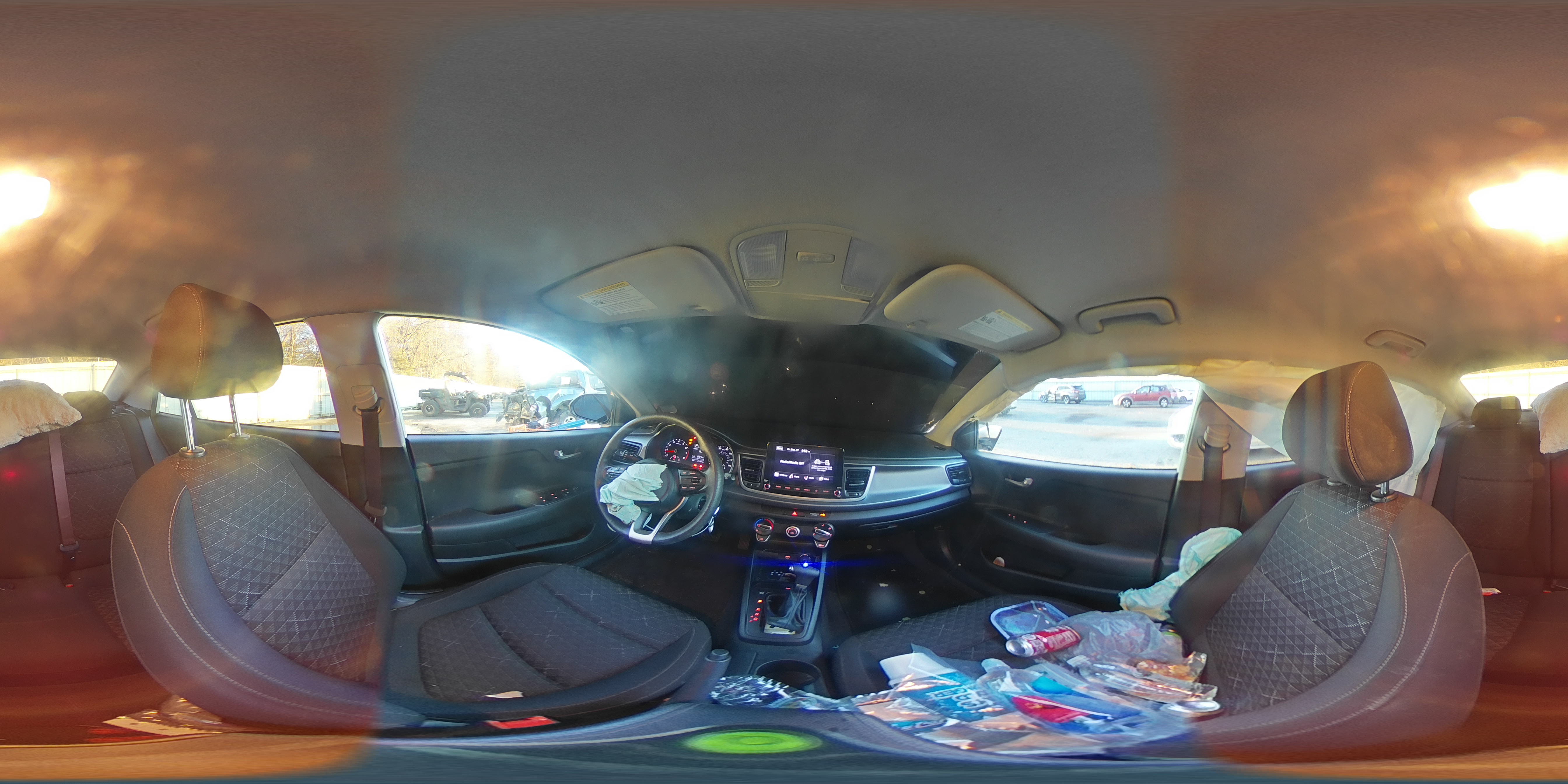 2023 KIA Rio VIN 3KPA24AD3PE514207 Copart auction photo, all over damage thumbnail 13