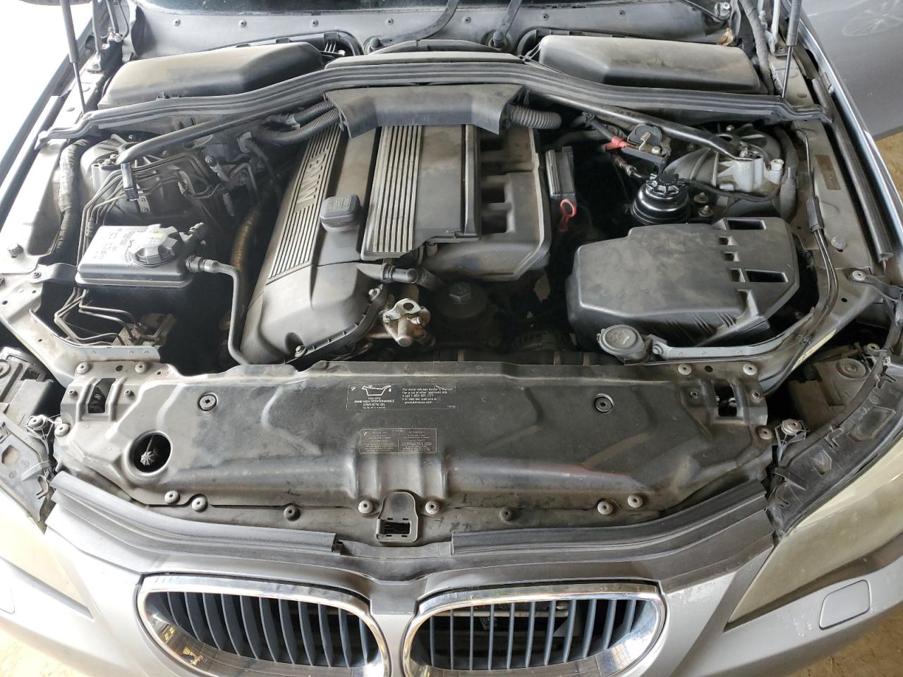 2004 BMW 5er VIN WBANA73504B059236 Copart auction photo, side / rear end damage thumbnail 11