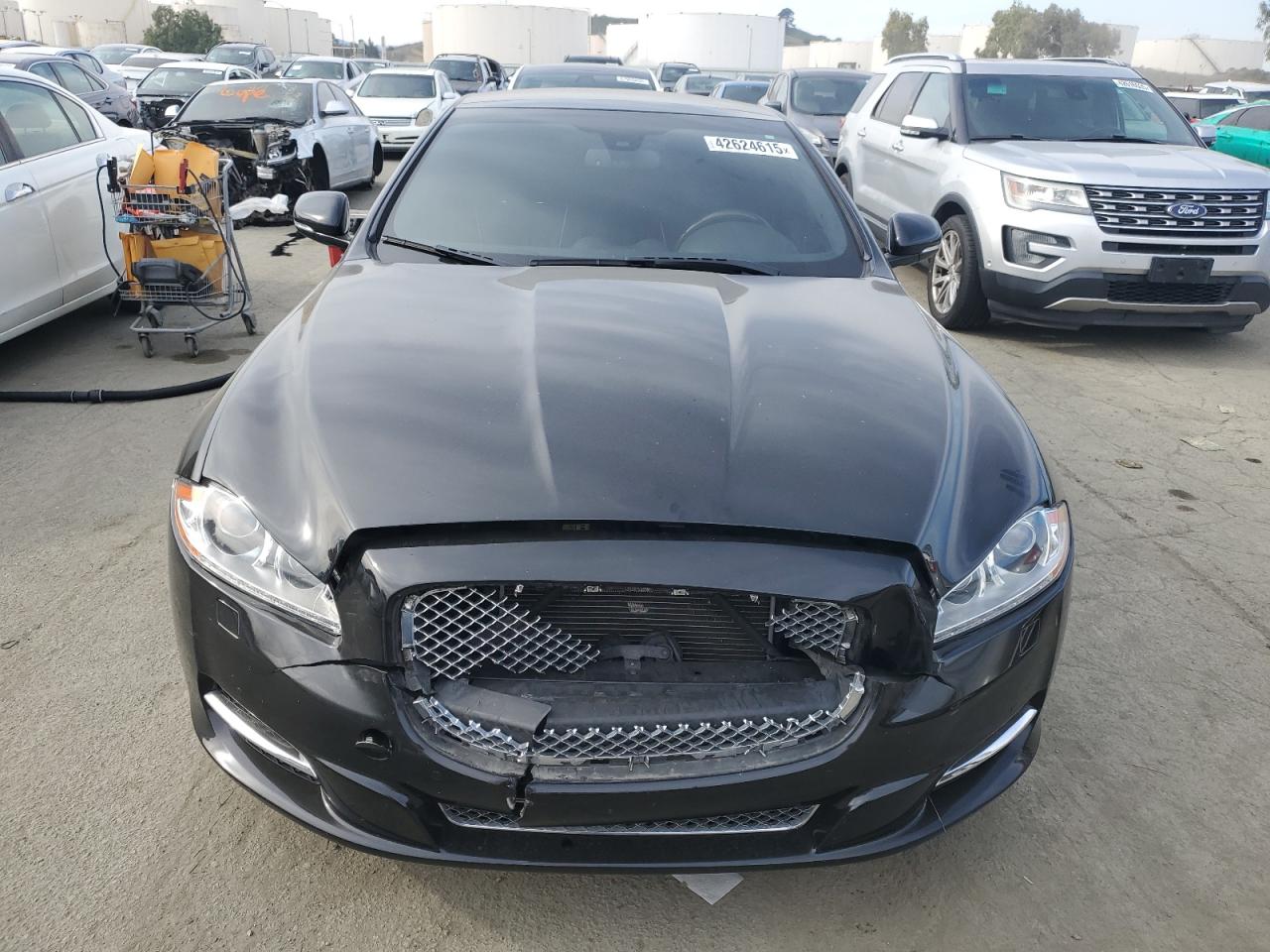 2015 Jaguar XJ VIN SAJWA2GZ4F8V86379 Copart auction photo, front end damage thumbnail 5