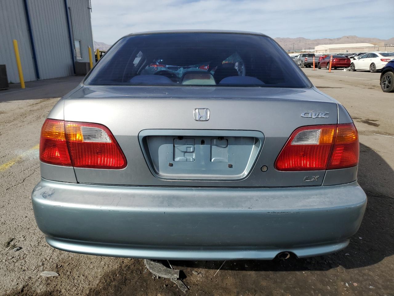 1999 Honda Civic VIN 2HGEJ667XXH557273 Copart auction photo, rollover damage thumbnail 6