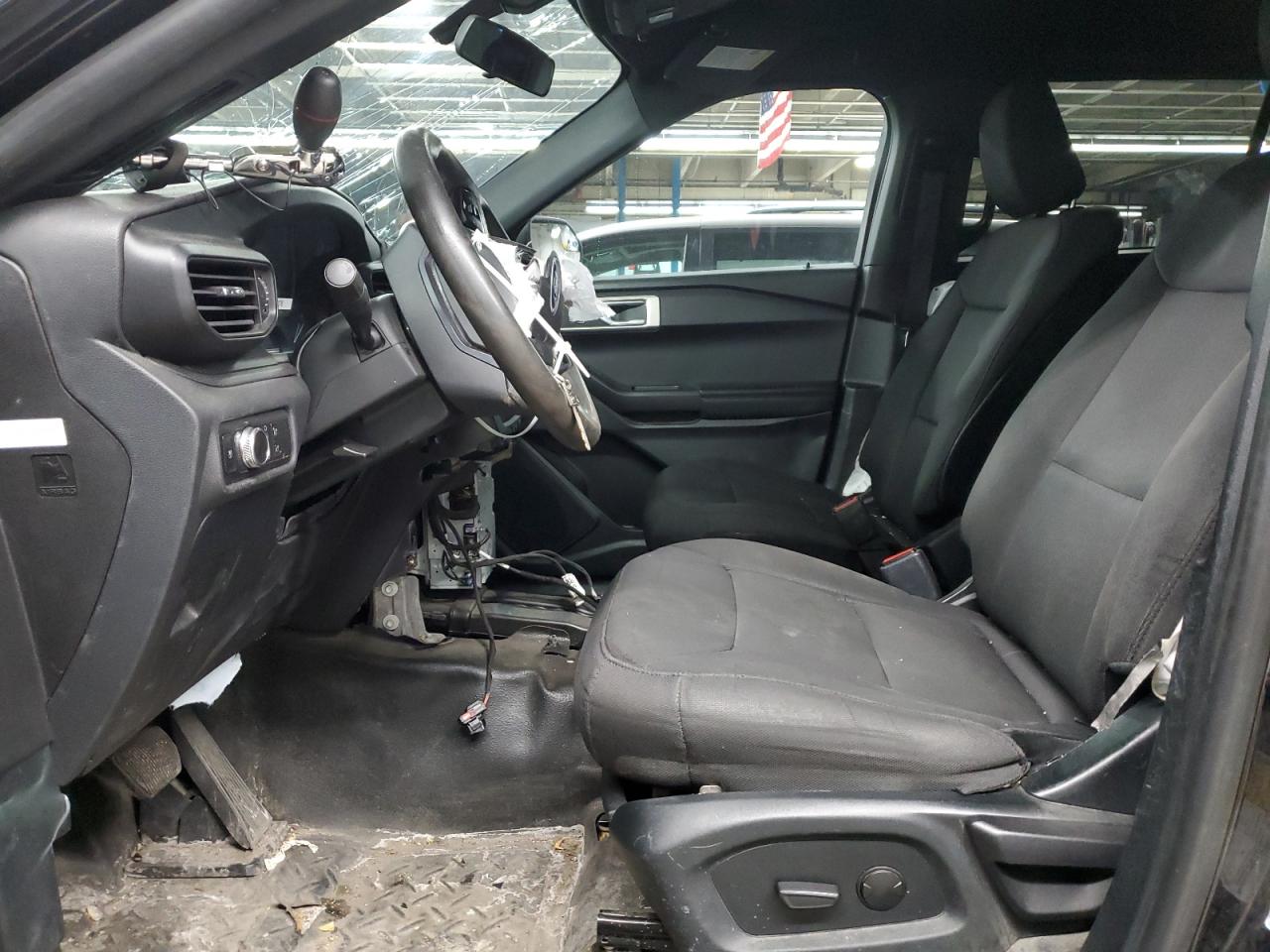 2020 Ford Explorer VIN 1FM5K8AB9LGA95308 Copart auction photo, front end / side damage thumbnail 7
