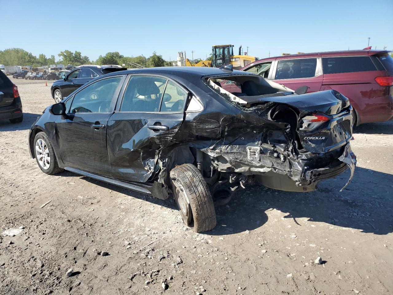 2020 Toyota Corolla VIN JTDEPRAE0LJ104938 Copart auction photo, all over / undercarriage damage thumbnail 2