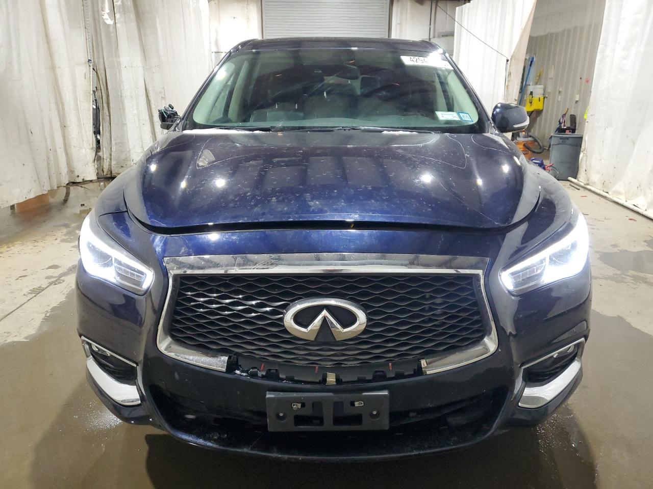 2019 Infiniti QX60 VIN 5N1DL0MM6KC568272 Copart auction photo, rear end / all over damage thumbnail 5