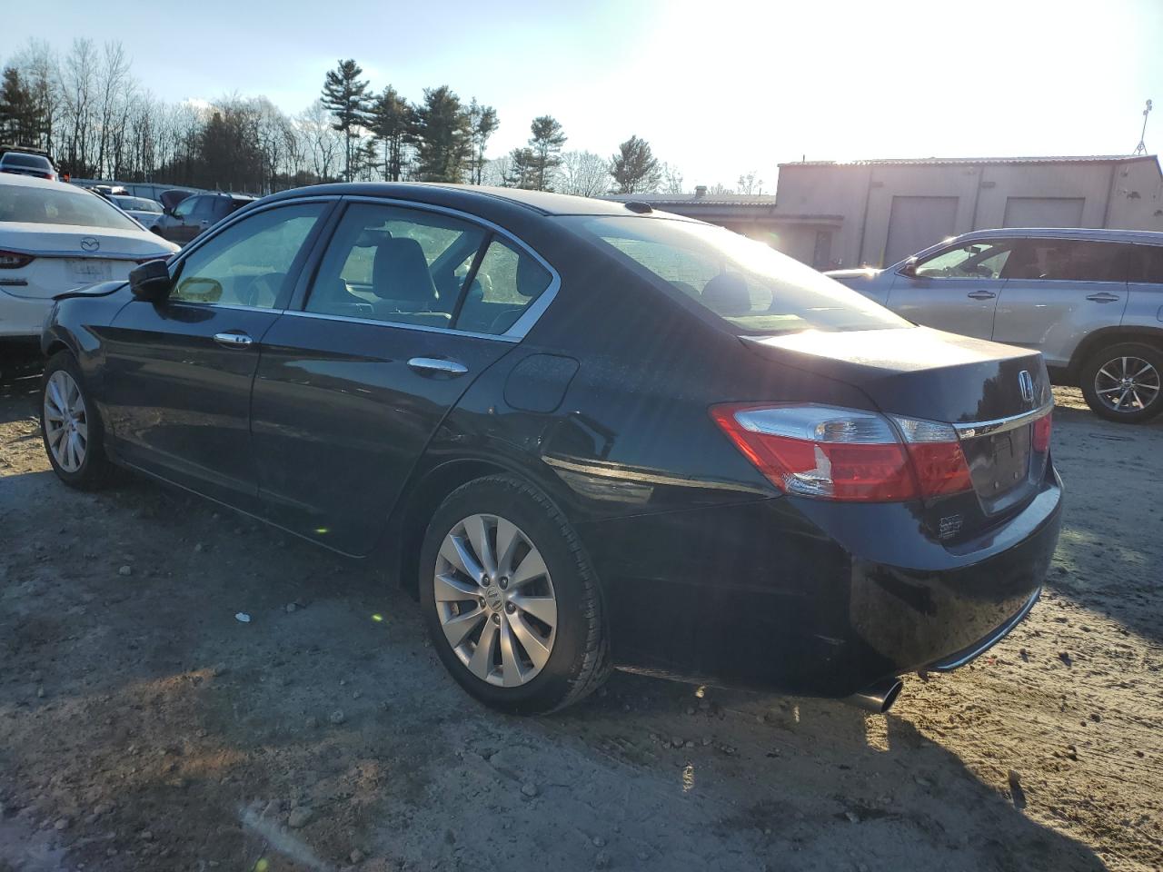 2014 Honda Accord VIN 1HGCR3F84EA011376 Copart auction photo, front end damage thumbnail 2