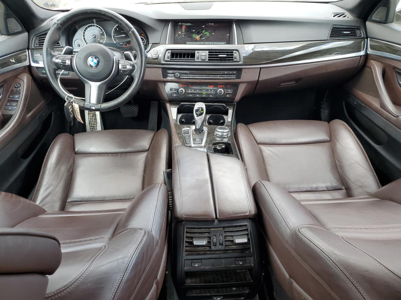 2015 BMW 5er VIN WBAFV3C55FD687110 Copart auction photo, front end / vandalism damage thumbnail 8