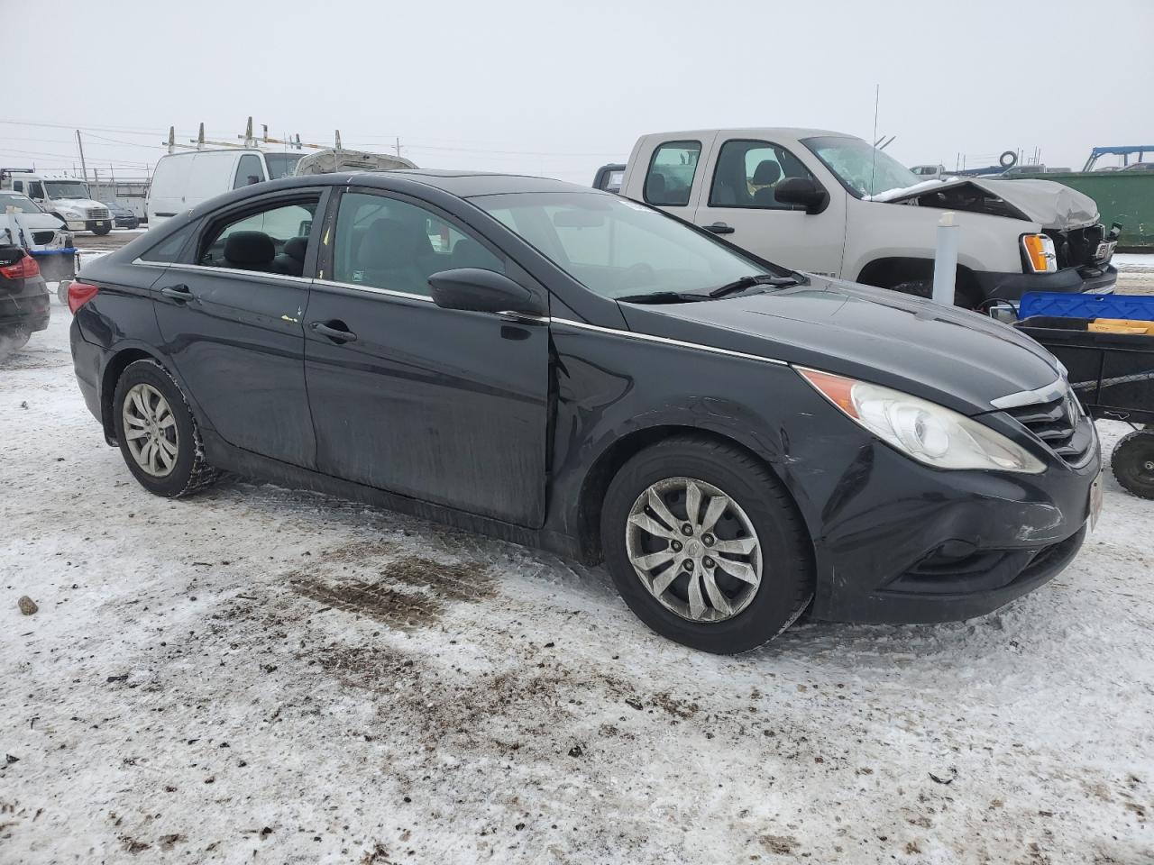 2011 Hyundai Sonata VIN 5NPEB4AC3BH241363 Copart auction photo, vandalism / all over damage thumbnail 4