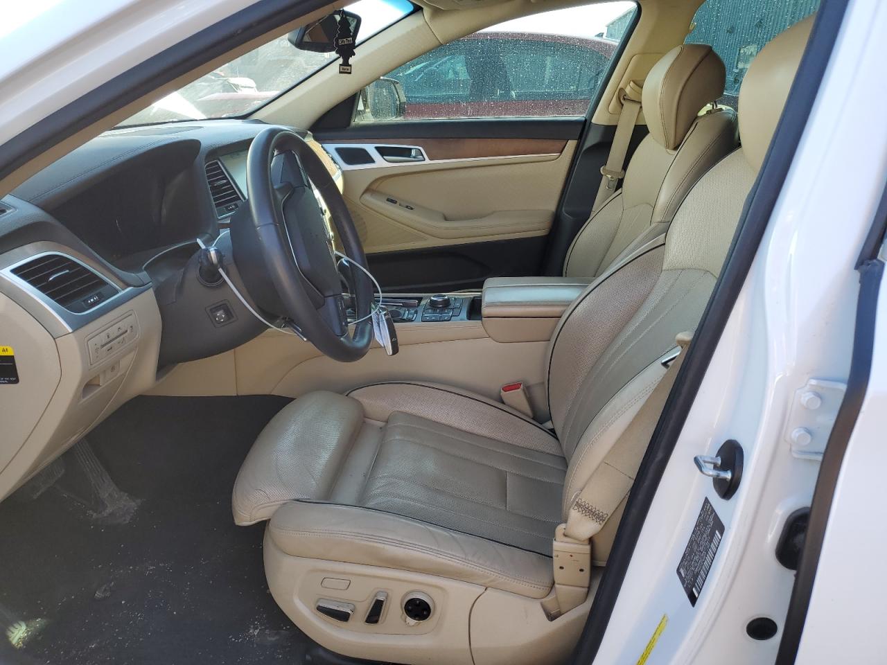 2017 Genesis G80 VIN KMHGN4JF9HU173414 Copart auction photo, front end / minor dent/scratches damage thumbnail 7