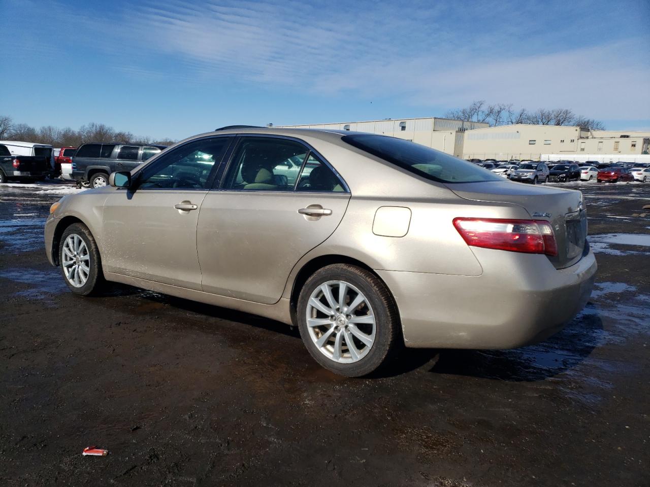2007 Toyota Camry VIN 4T1BE46K07U079825 Copart auction photo, front end / rear end damage thumbnail 2