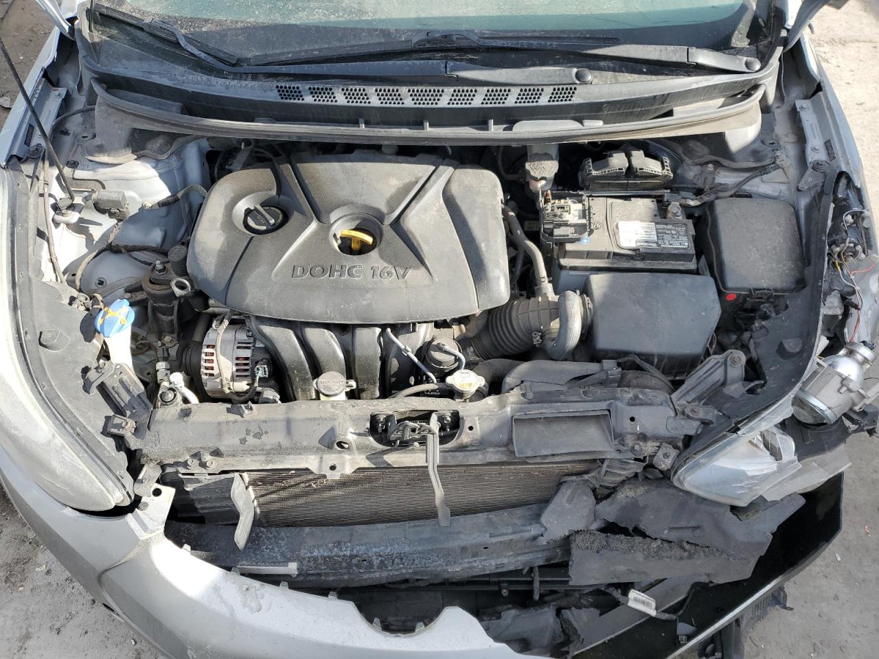 2015 Hyundai Elantra VIN 5NPDH4AE0FH619222 Copart auction photo, front end damage thumbnail 11