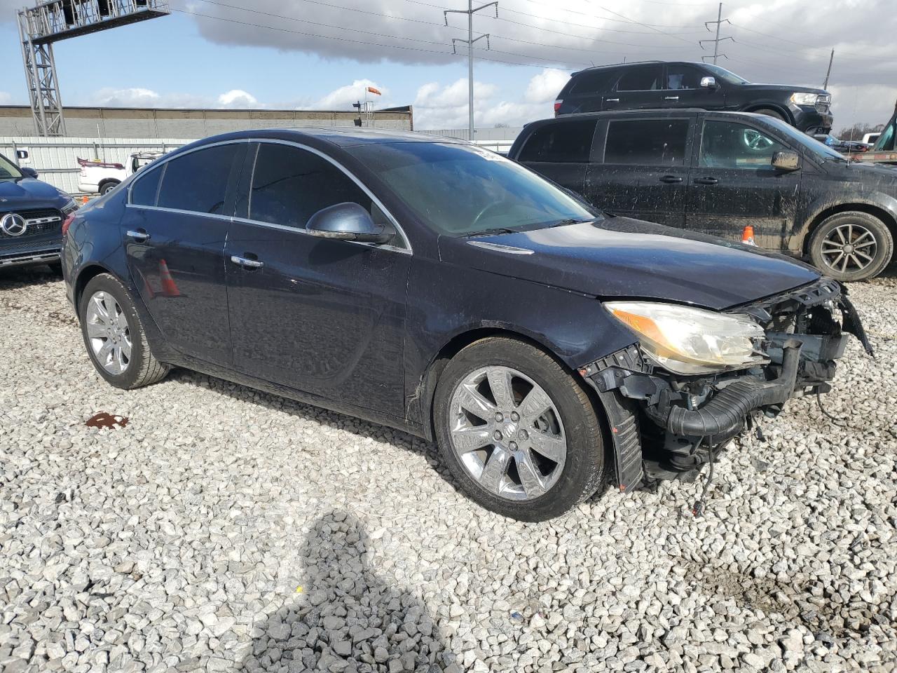 2013 Buick Regal VIN 2G4GS5EV6D9249016 Copart auction photo, front end damage thumbnail 4