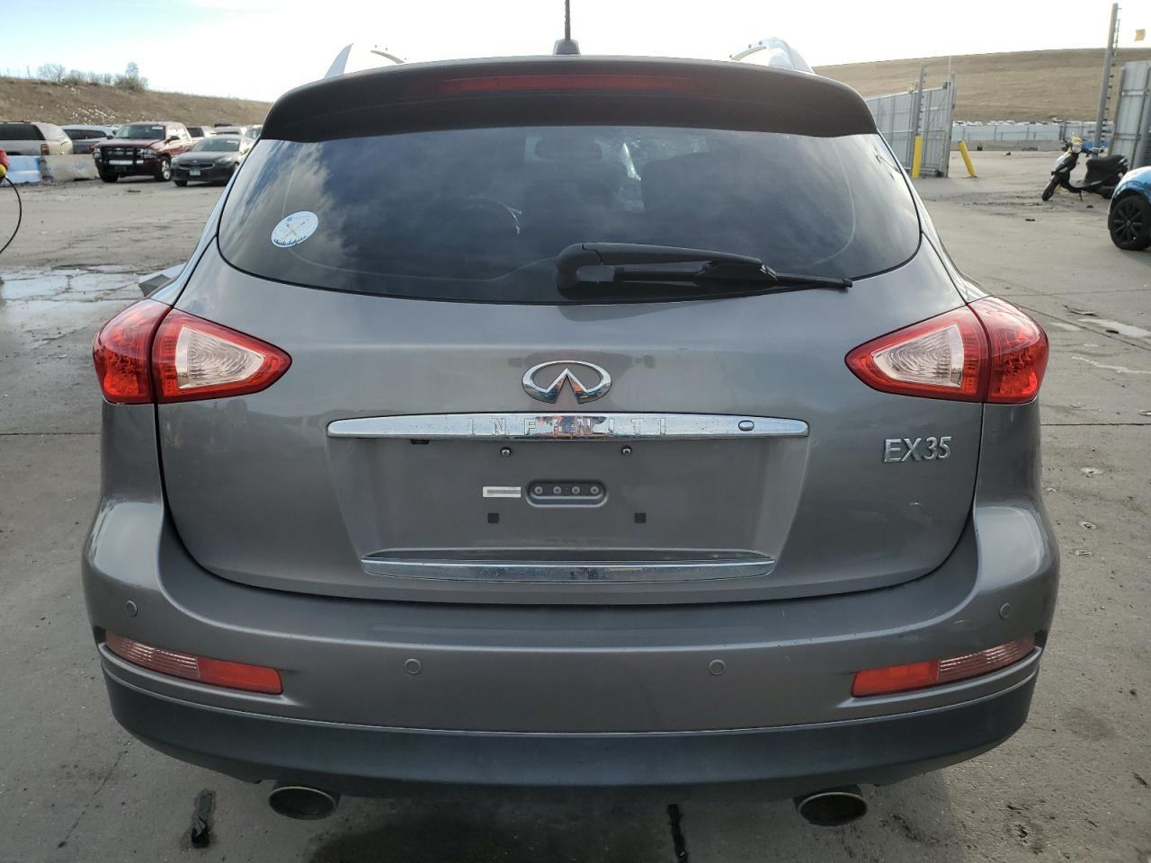 2008 Infiniti EX VIN JNKAJ09F58M355077 Copart auction photo, front end / side damage thumbnail 6