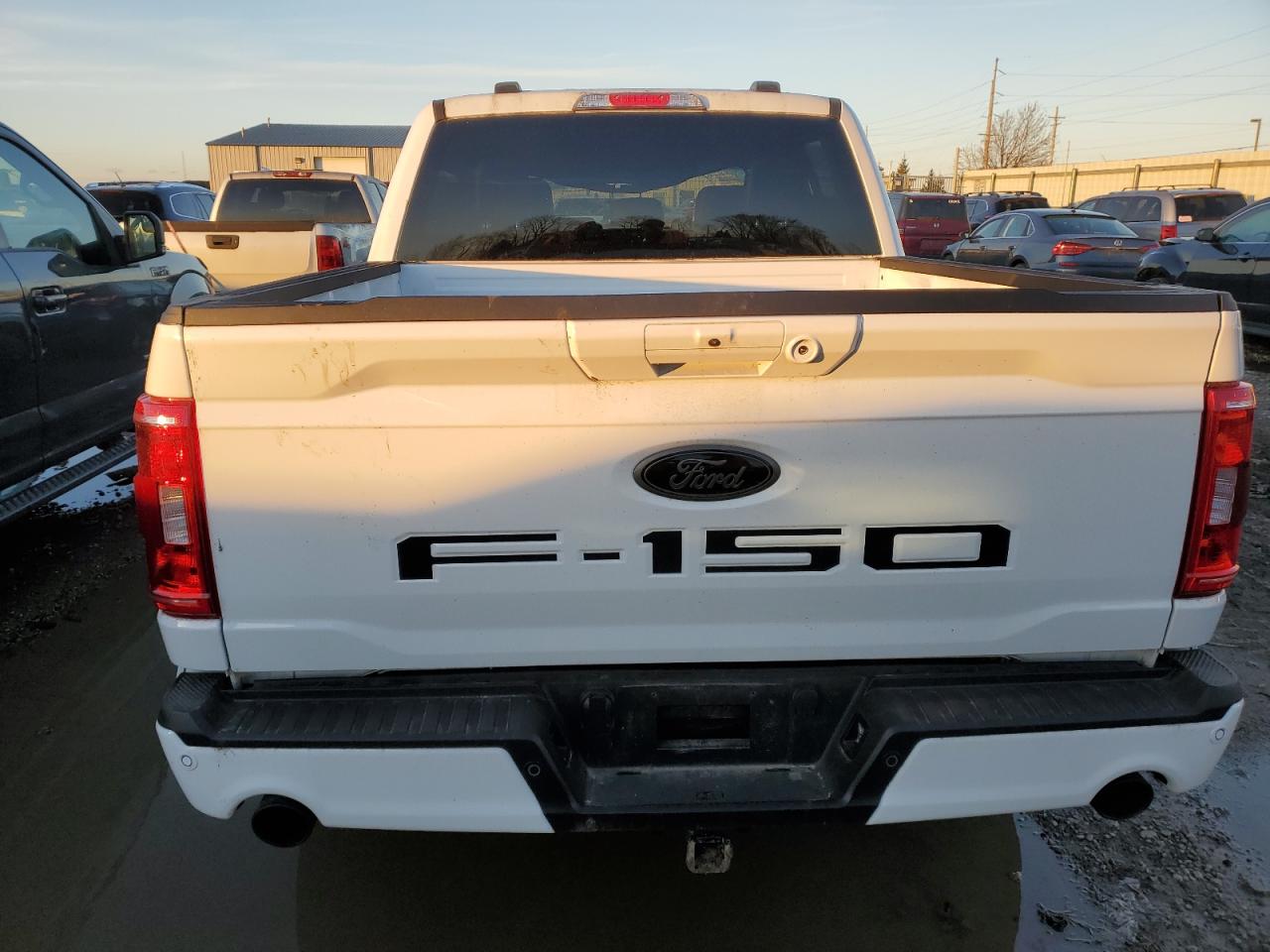 2023 Ford F-150 VIN 1FTFW1EDXPFC85064 Copart auction photo, top/roof damage thumbnail 6