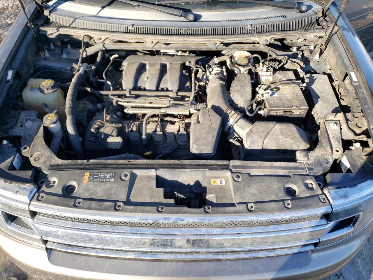 2014 Ford Flex VIN 2FMGK5C89EBD38926 Copart auction photo, rear end / all over damage thumbnail 13