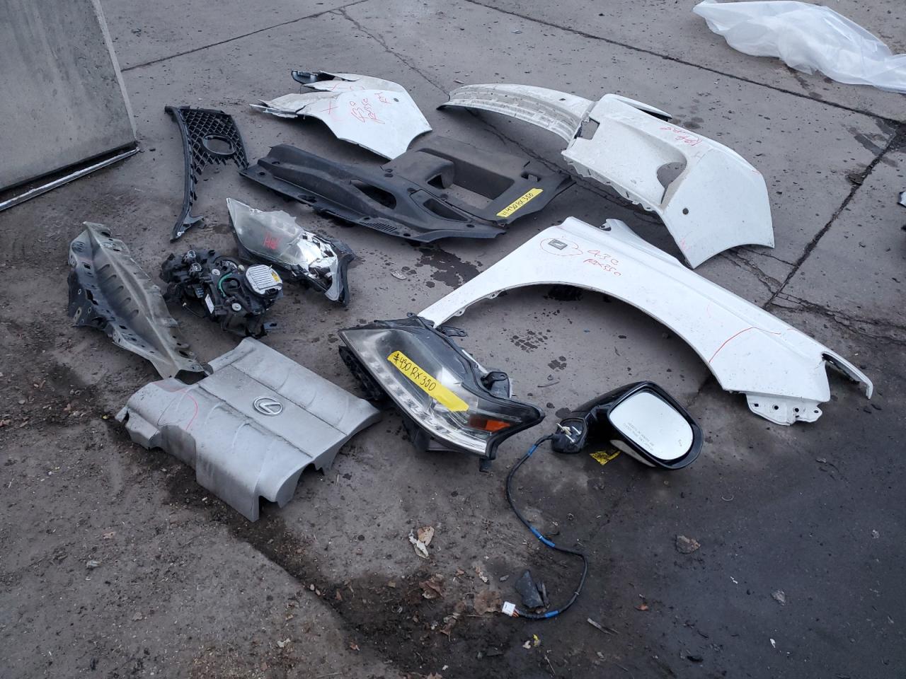 2015 Lexus RX VIN 2T2BK1BA5FC287957 Copart auction photo, front end damage thumbnail 13