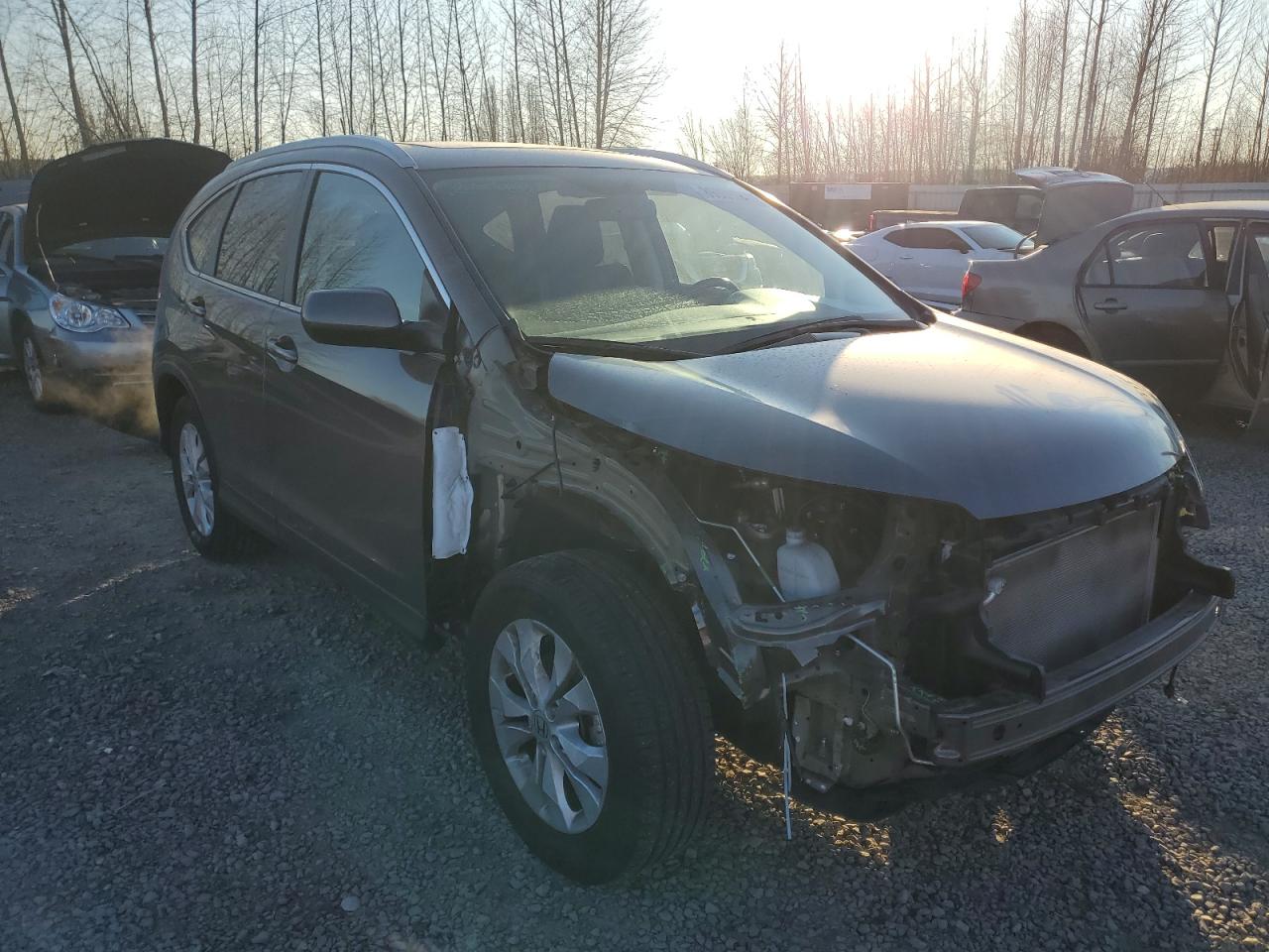2014 Honda CR-V VIN 2HKRM4H72EH624154 Copart auction photo, front end damage thumbnail 4