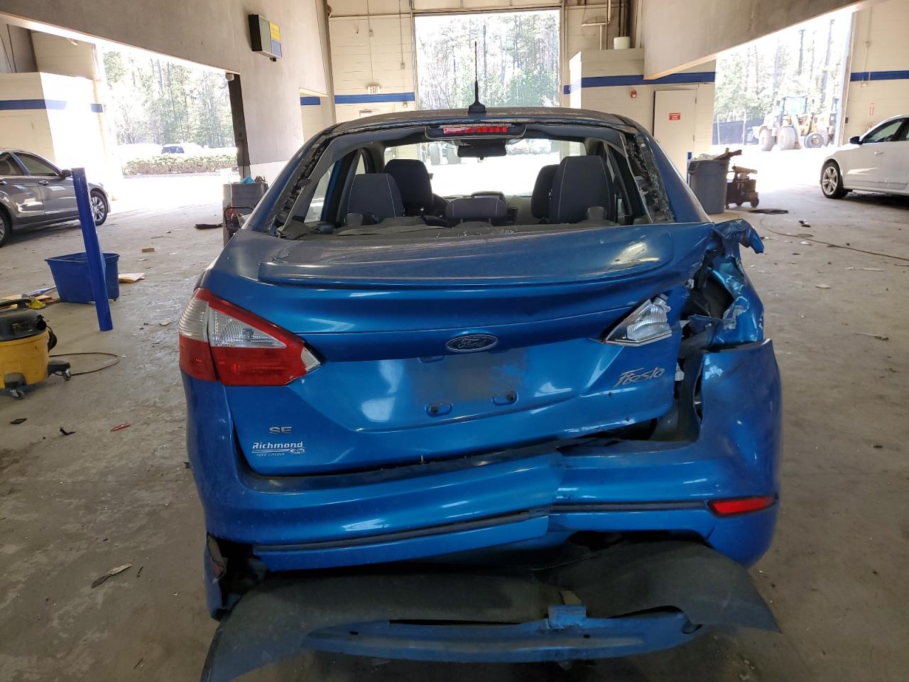 2014 Ford Fiesta VIN 3FADP4BJ4EM233559 Copart auction photo, rear end damage thumbnail 6