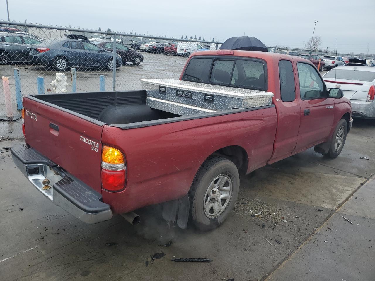 2002 Toyota Tacoma VIN 5TEVL52N32Z143417 Copart auction photo, front end damage thumbnail 3