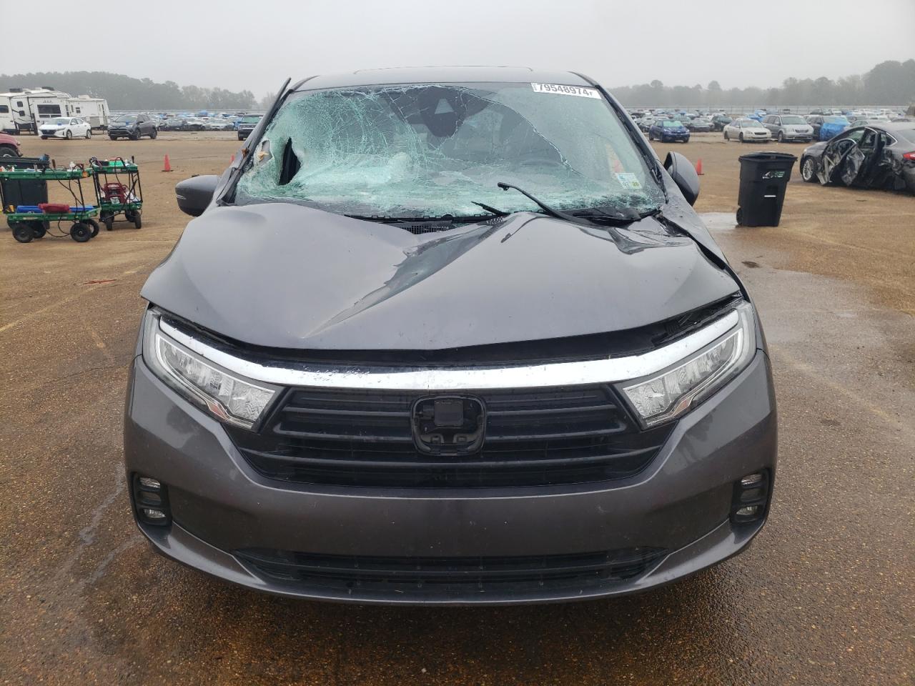 2022 Honda Odyssey VIN 5FNRL6H75NB009210 Copart auction photo, front end / minor dent/scratches damage thumbnail 12