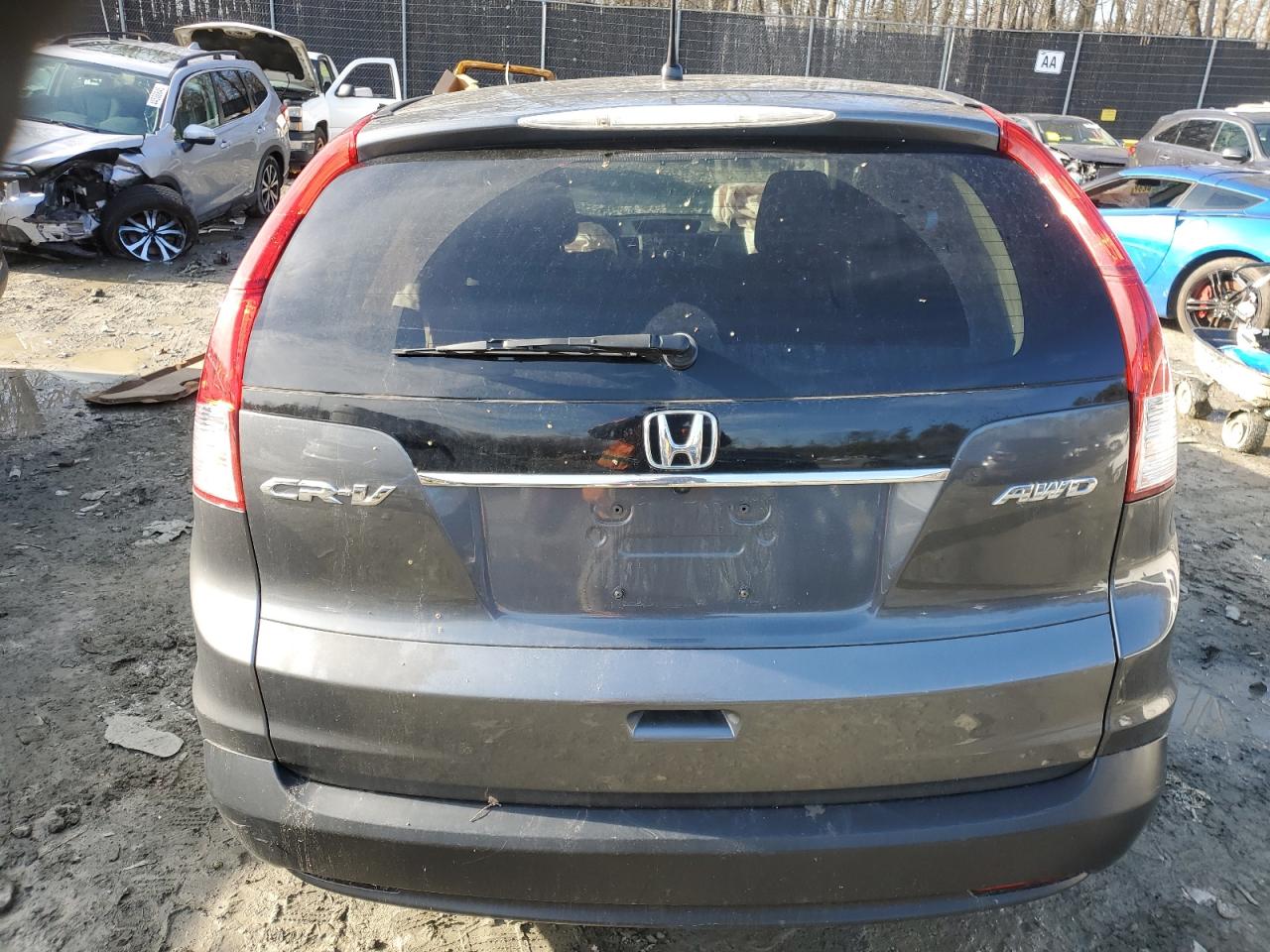 2013 Honda CR-V VIN 2HKRM4H55DH618751 Copart auction photo, front end damage thumbnail 6