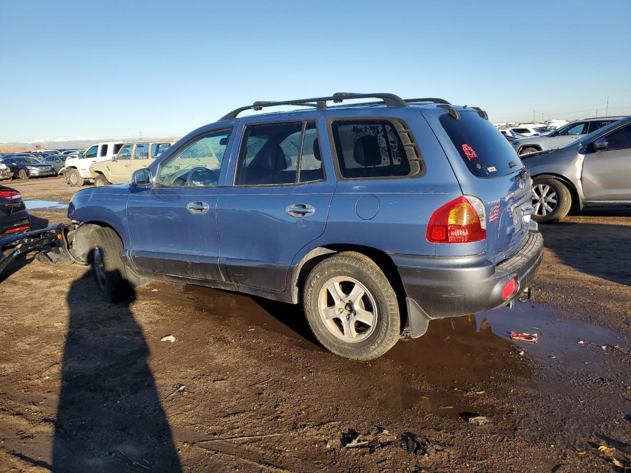 2002 Hyundai Santa Fe VIN KM8SC73D72U313822 Copart auction photo, front end damage thumbnail 2