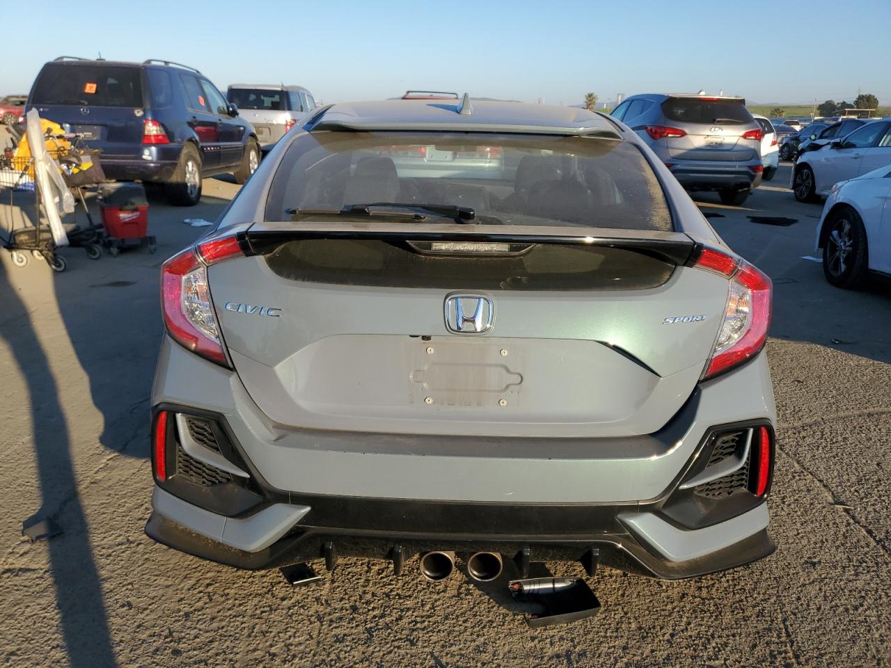 2020 Honda Civic VIN SHHFK7H44LU413855 Copart auction photo, stripped damage thumbnail 6
