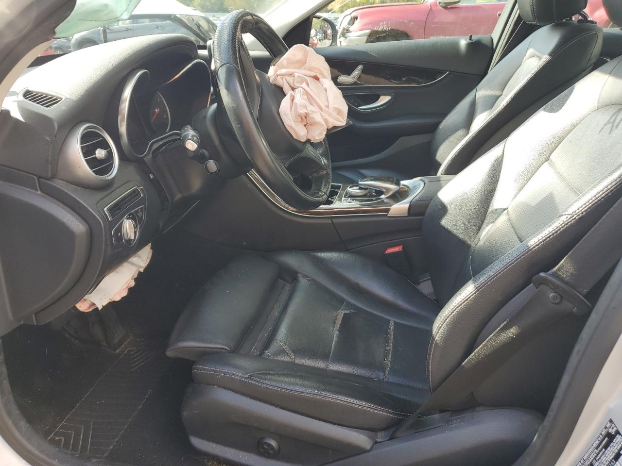 2015 Mercedes-Benz C-klasse VIN 55SWF4KB6FU075163 Copart auction photo, front end / side damage thumbnail 7