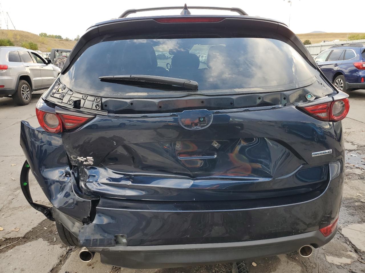 2021 Mazda CX-5 VIN JM3KFBDM2M0413082 Copart auction photo, front end / rear end damage thumbnail 6