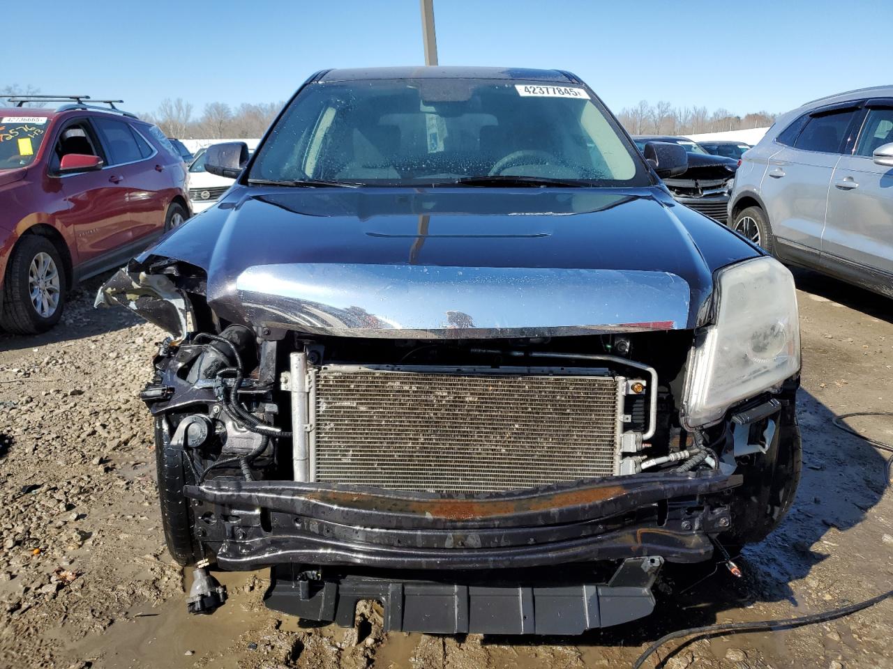 2013 GMC Terrain VIN 2GKALMEK9D6342321 Copart auction photo, front end damage thumbnail 5