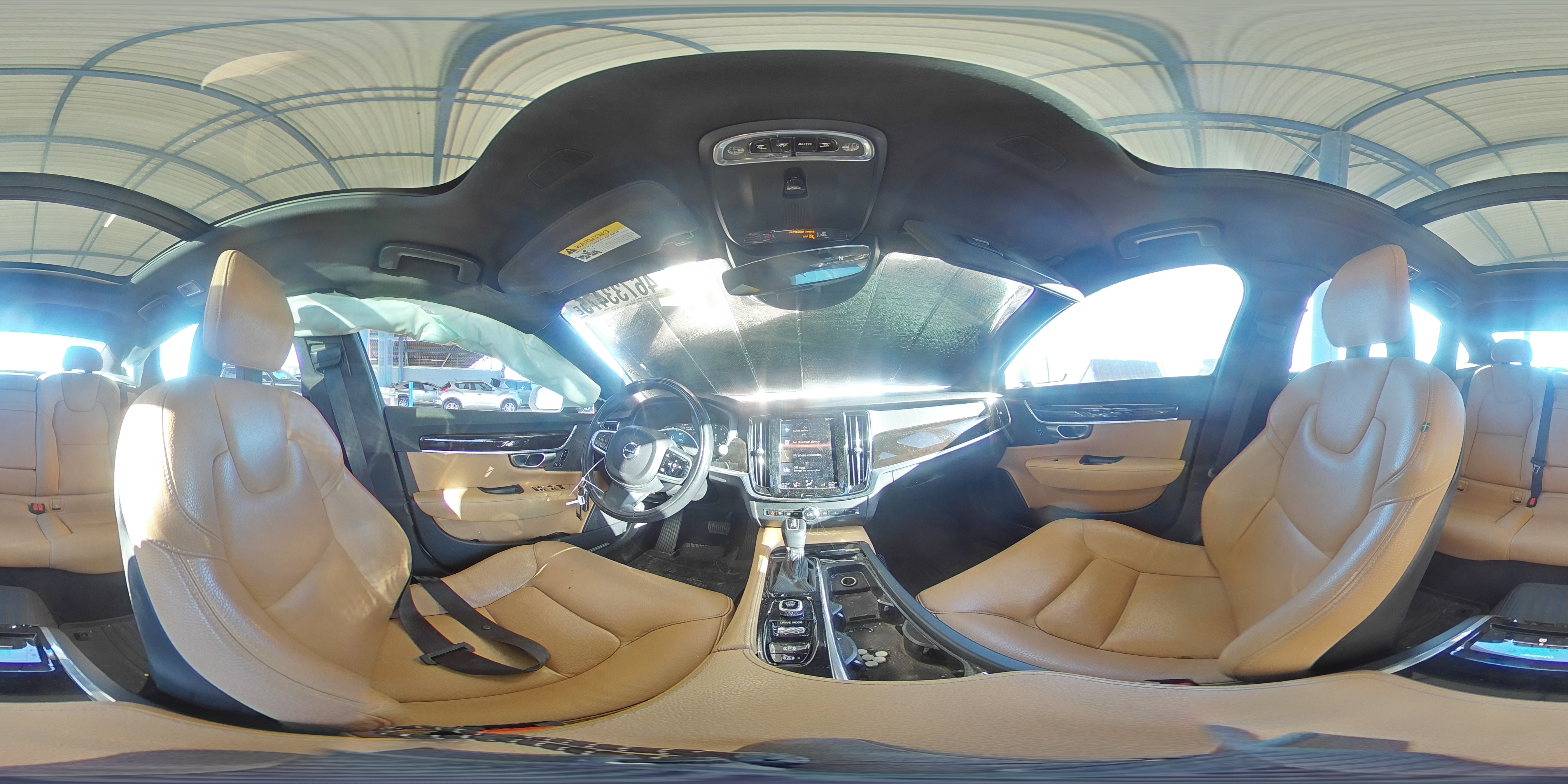 2018 Volvo S90 VIN LVY982AK5JP021391 Copart auction photo, front end damage thumbnail 12