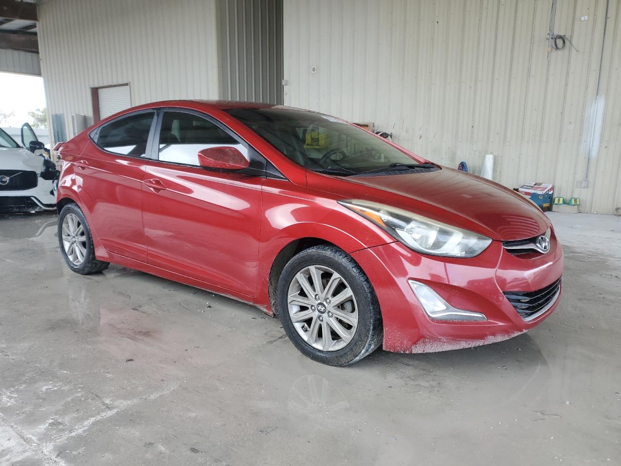 2016 Hyundai Elantra VIN KMHDH4AE5GU607375 Copart auction photo, rear end damage thumbnail 4