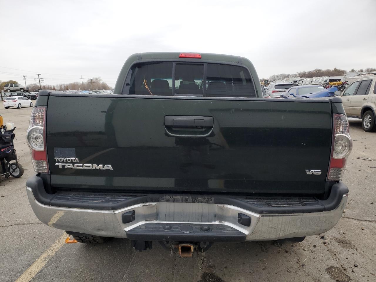2013 Toyota Tacoma VIN 3TMLU4EN4DM133148 Copart auction photo, front end / side damage thumbnail 6