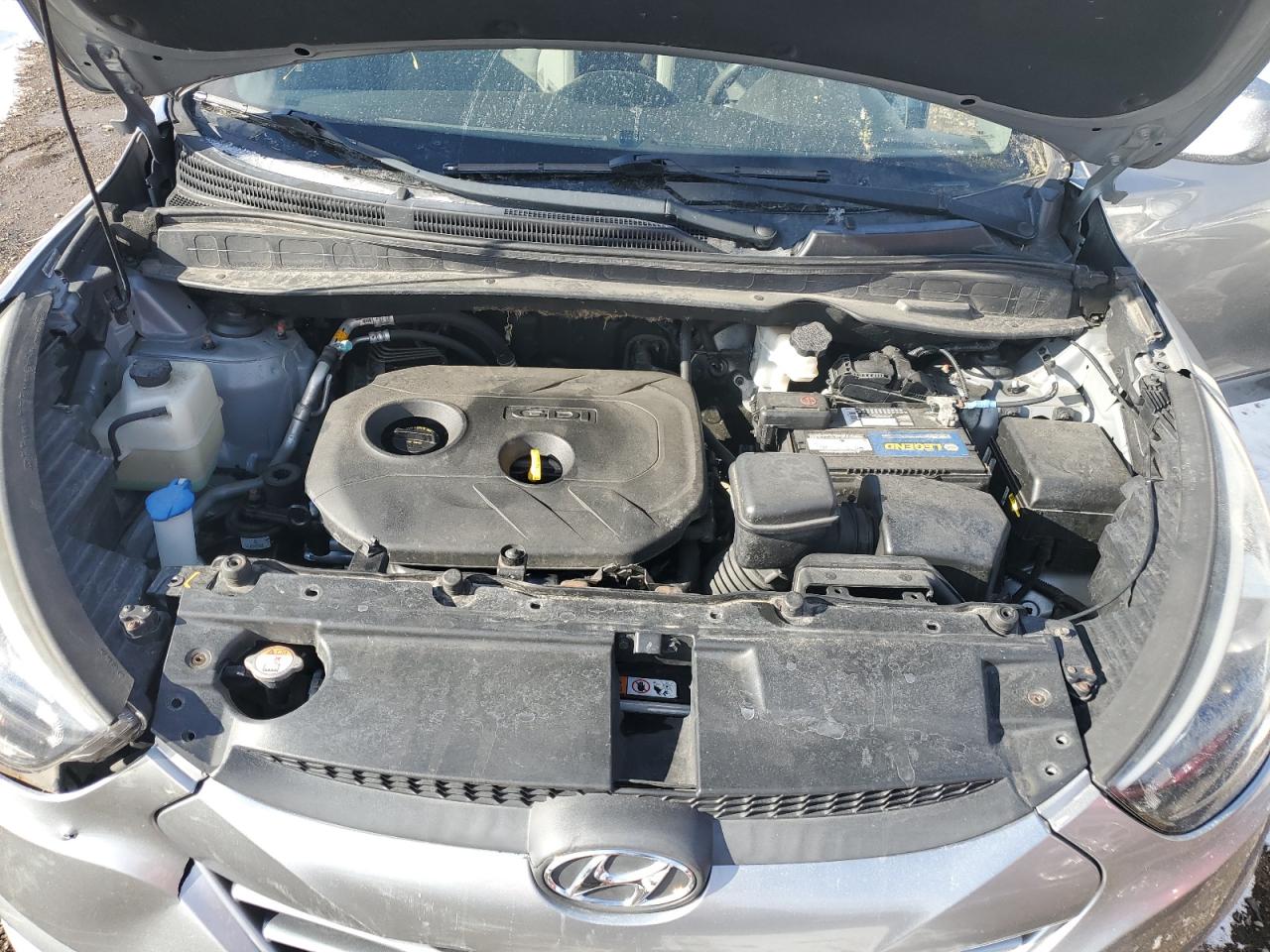 2014 Hyundai Tucson VIN KM8JT3AF6EU851943 Copart auction photo, front end / minor dent/scratches damage thumbnail 11