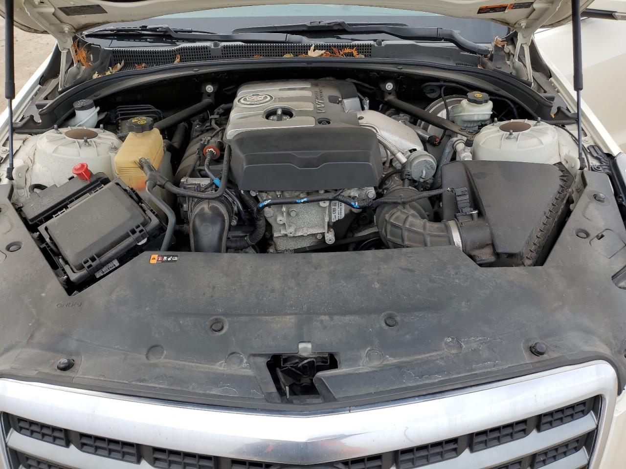 2014 Cadillac ATS VIN 1G6AH5RX9E0129861 Copart auction photo, all over damage thumbnail 13