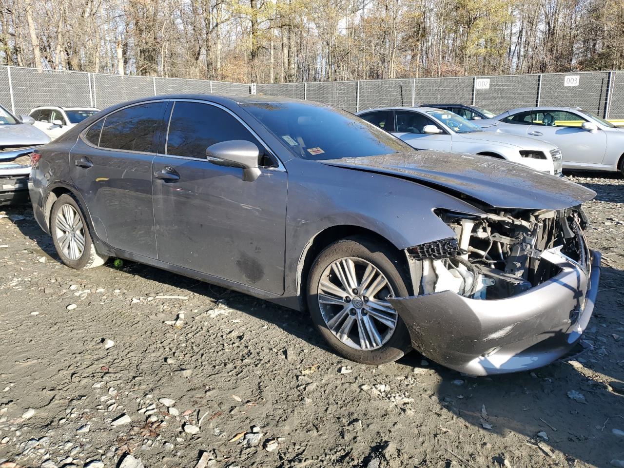 2015 Lexus ES VIN JTHBK1GG0F2204692 Copart auction photo, front end damage thumbnail 4
