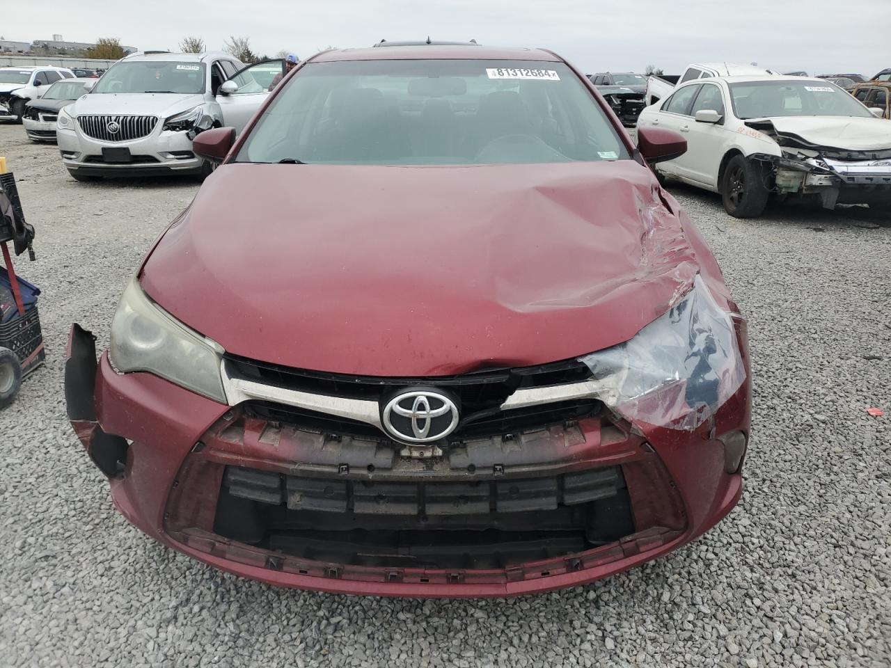 2015 Toyota Camry VIN 4T1BF1FK4FU956360 Copart auction photo, front end damage thumbnail 5