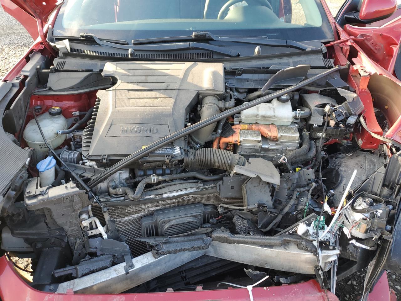2019 KIA Niro VIN KNDCB3LC6K5242585 Copart auction photo, front end damage thumbnail 14