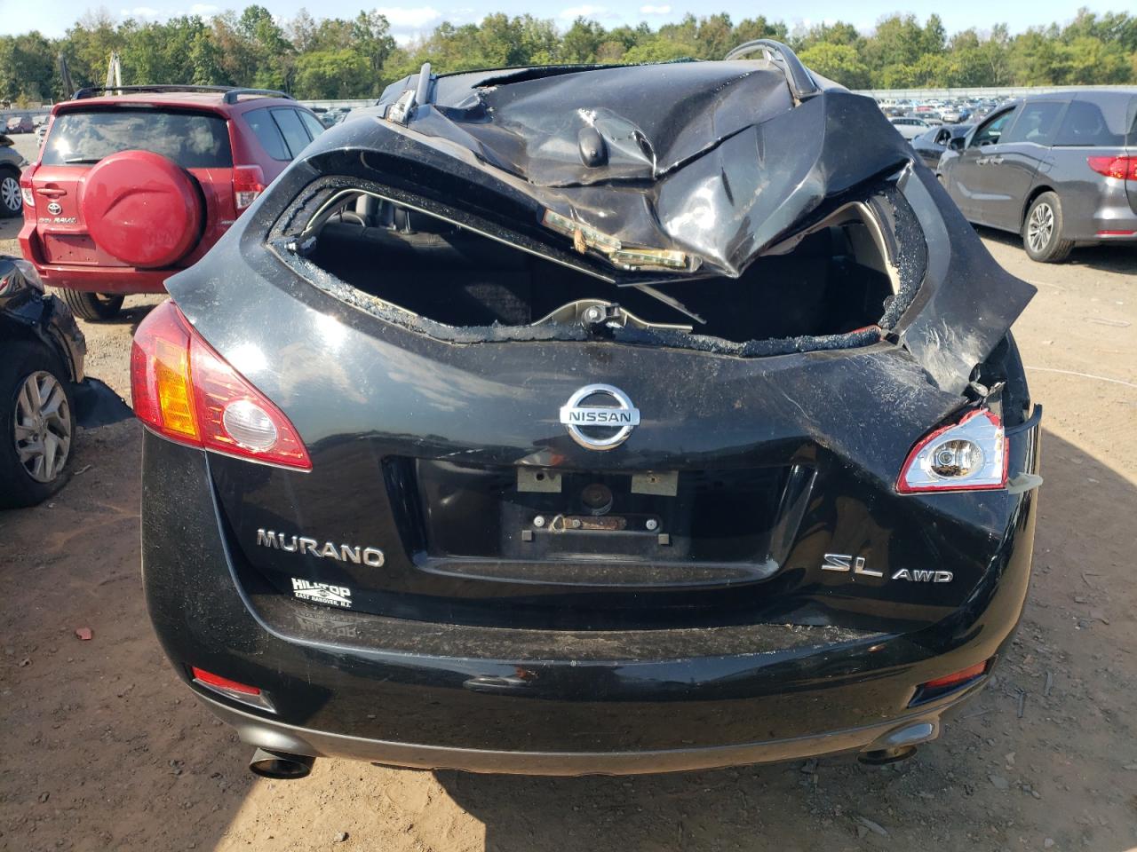2009 Nissan Murano VIN JN8AZ18W49W214772 Copart auction photo, rear end damage thumbnail 6