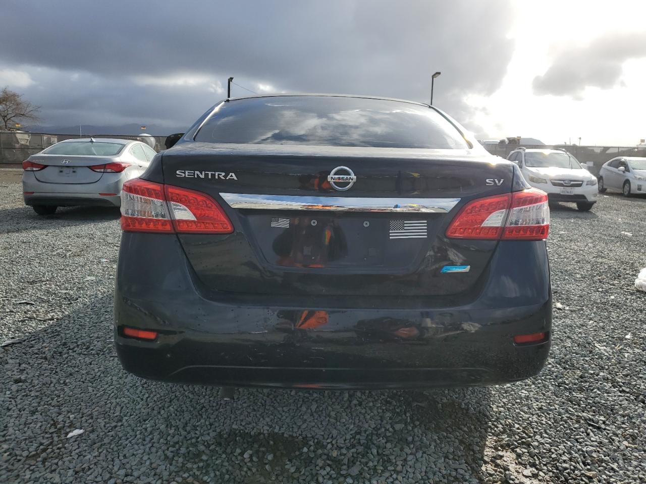 2014 Nissan Sentra VIN 3N1AB7AP0EY200654 Copart auction photo, all over damage thumbnail 6