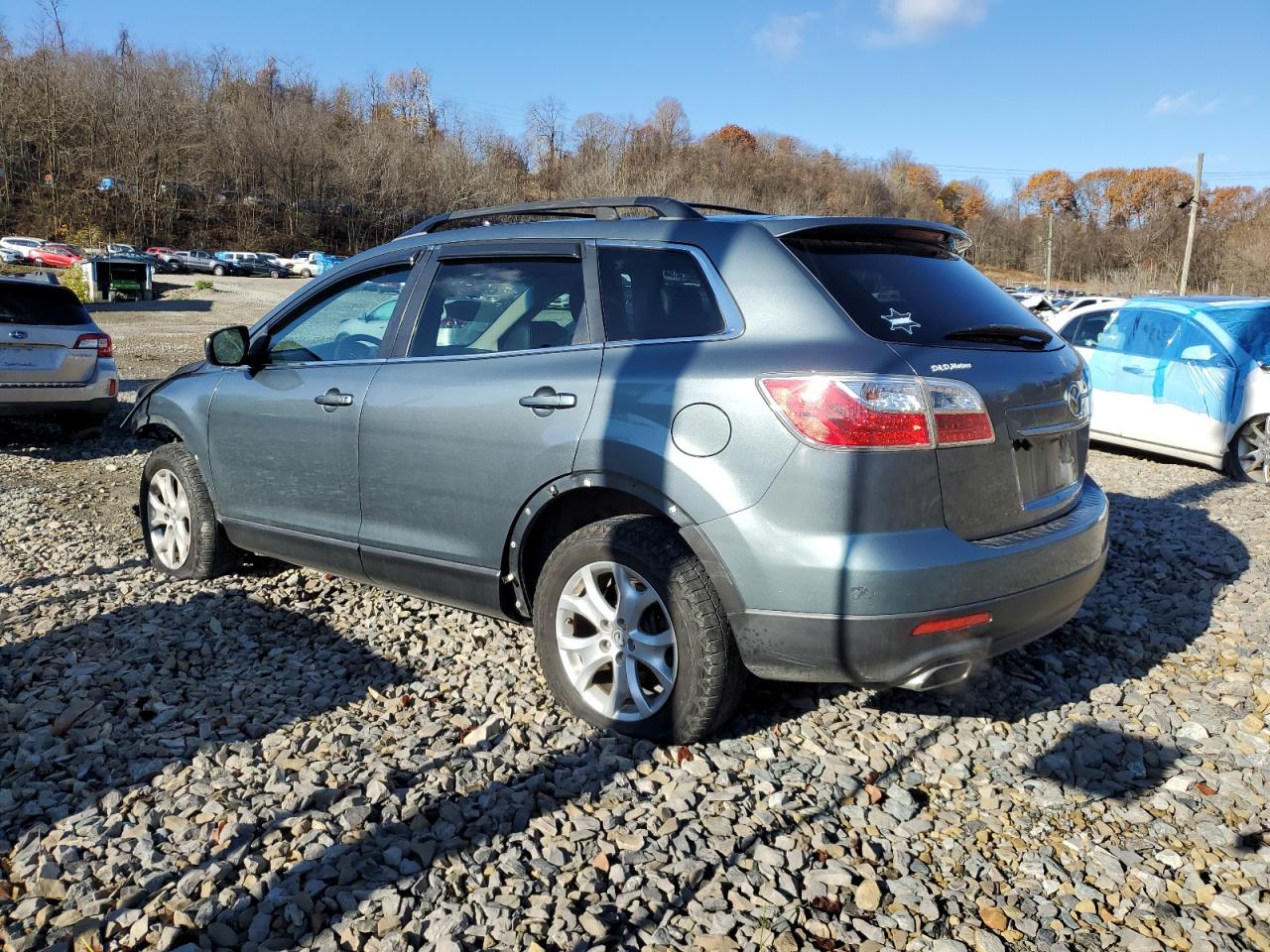 2012 Mazda CX-9 VIN JM3TB3CV1C0346750 Copart auction photo, front end / side damage thumbnail 2