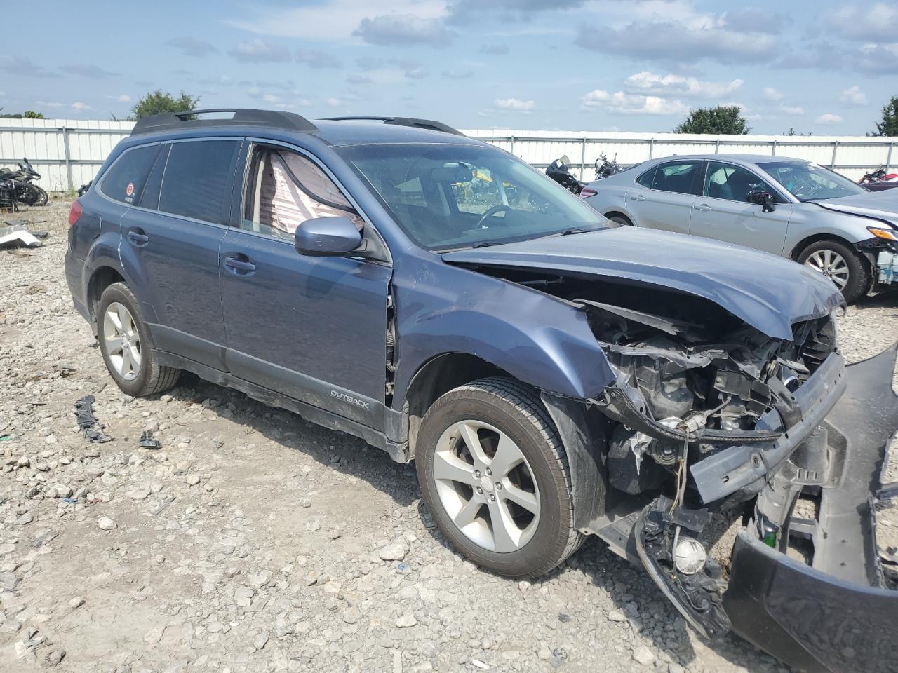 2013 Subaru Outback VIN 4S4BRCCC7D3307977 Copart auction photo, front end damage thumbnail 4
