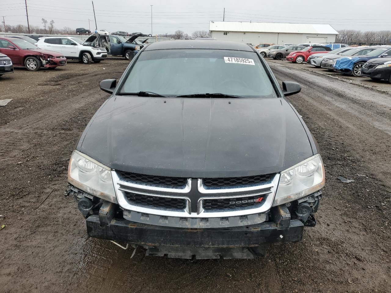 2014 Dodge Avenger VIN 1C3CDZAB5EN165398 Copart auction photo, front end damage thumbnail 5