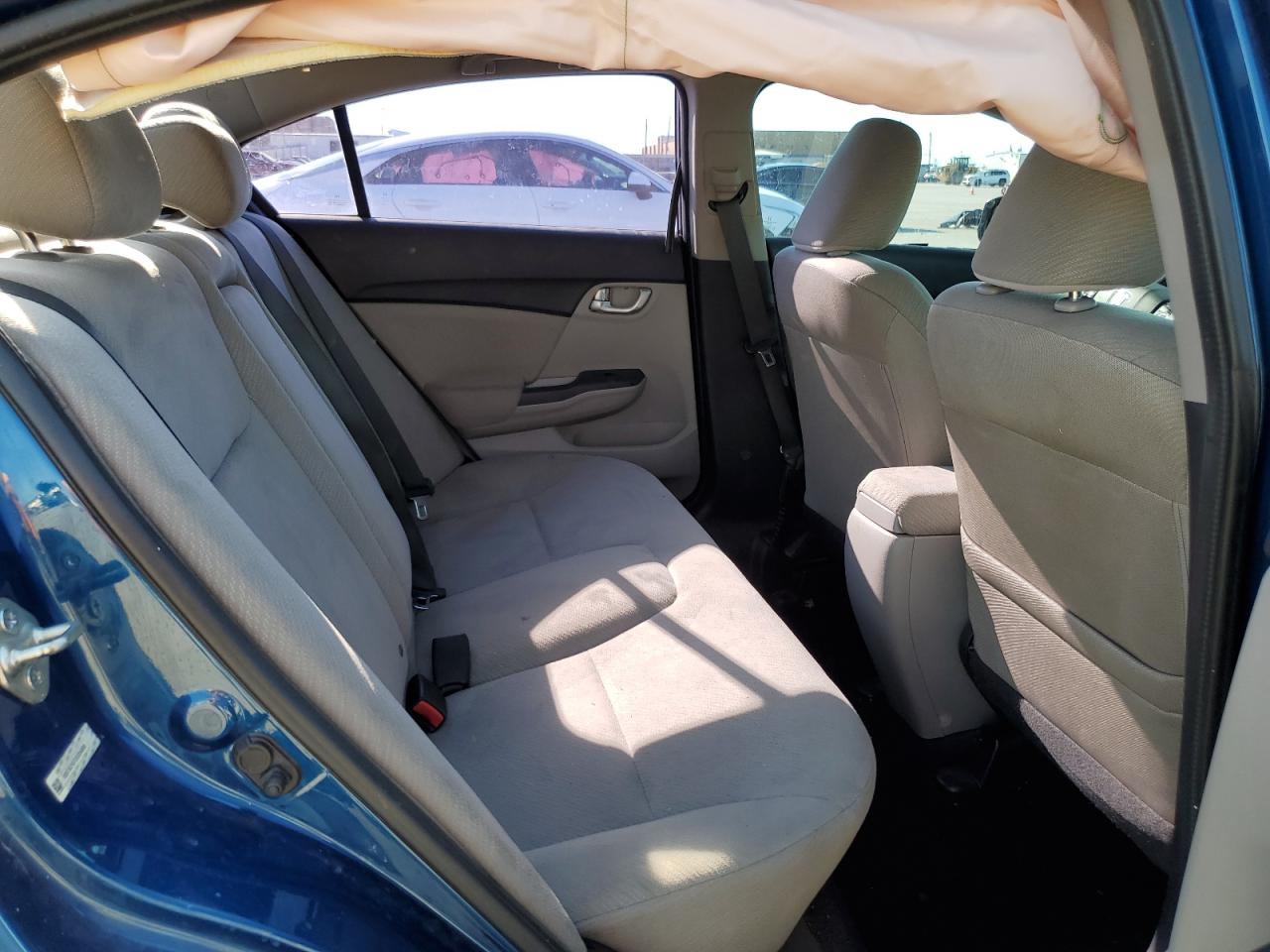 2013 Honda Civic VIN 19XFB2F87DE054888 Copart auction photo, side damage thumbnail 10