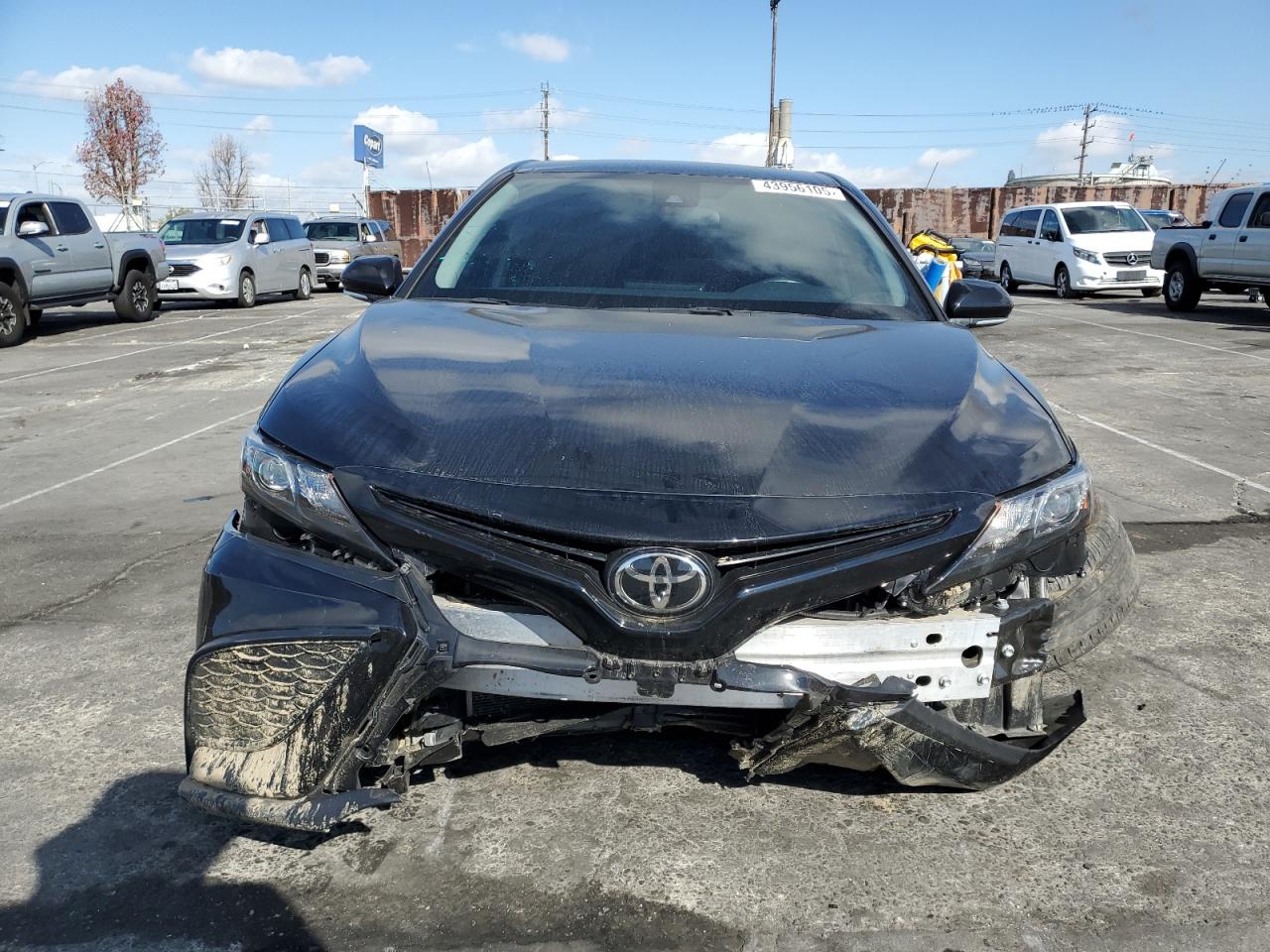 2022 Toyota Camry VIN 4T1G11AK9NU071811 Copart auction photo, front end / undercarriage damage thumbnail 5
