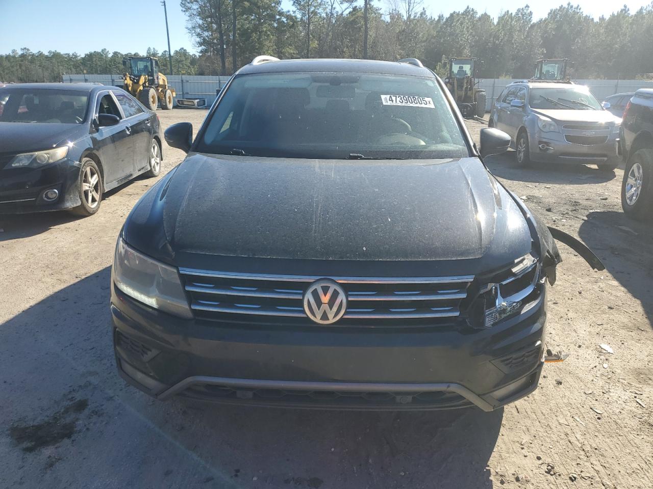 2019 Volkswagen Tiguan VIN 3VV3B7AX1KM094578 Copart auction photo, front end / side damage thumbnail 5