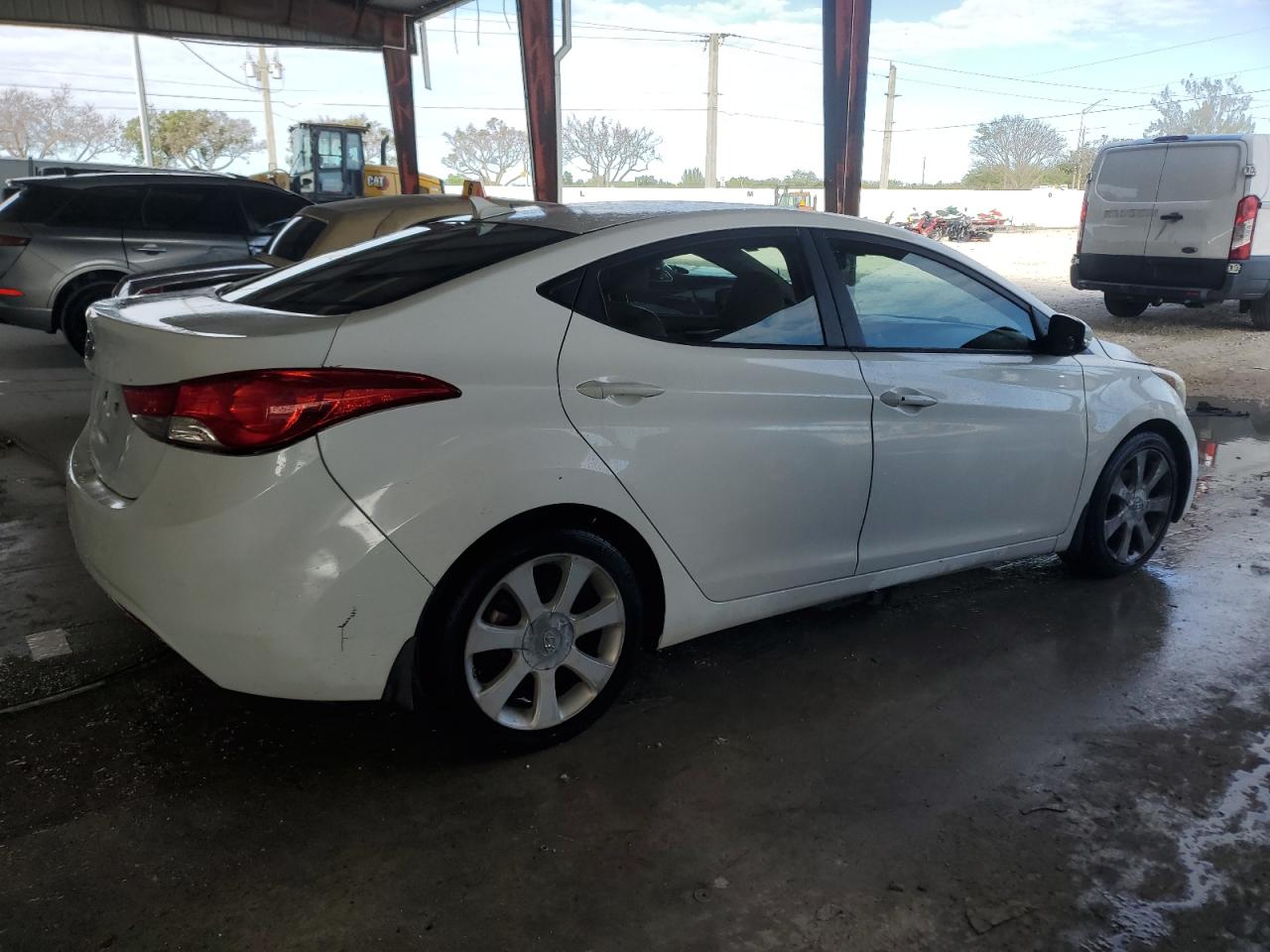 2013 Hyundai Elantra VIN 5NPDH4AE8DH266564 Copart auction photo, rear end damage thumbnail 3